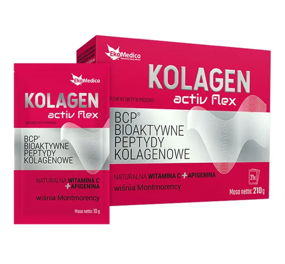 EkaMedica Kolagen Activ Flex, proszek, 10 g x 21 saszetek