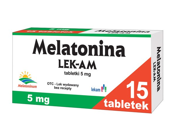 Melatonina Lek-AM, 5 mg, tabletki, 15 szt.