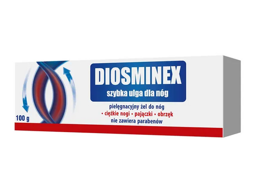 Diosminex szybka ulga dla nóg, żel, 100 g