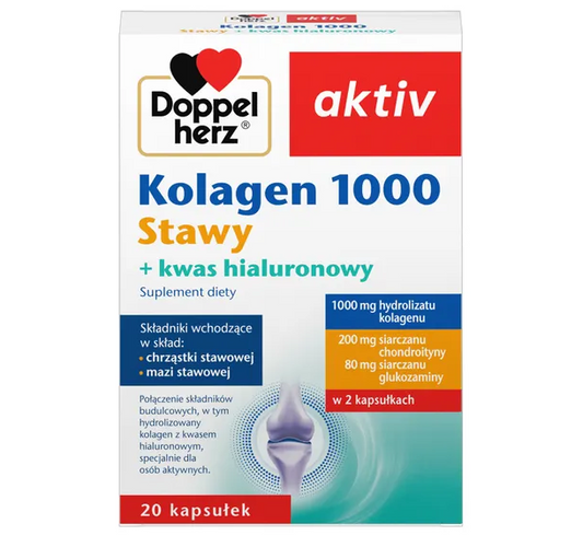 Doppelherz Aktiv Kolagen 1000 Stawy, kapsułki, 20 szt.