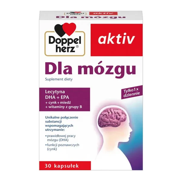 Doppelherz aktiv Dla mózgu, kapsułki, 30 szt.