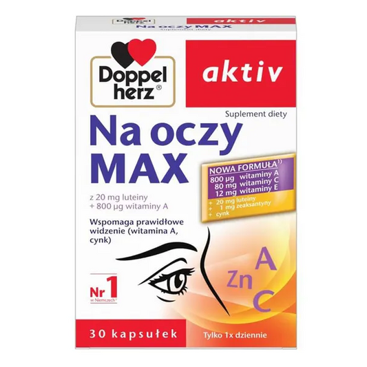 Doppelherz Aktiv Na oczy MAX, kapsułki, 30 szt.