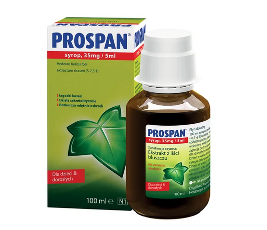 Prospan, 35 mg/5 ml, syrop, 100 ml
