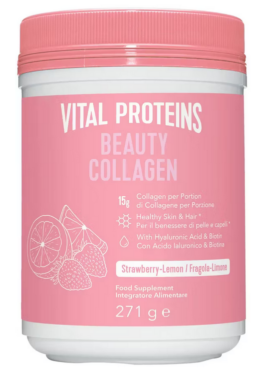 Vital Proteins Beauty Collagen Strawberry Lemon 271g - truskawka