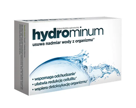 Hydrominum - usuwa nadmiar wody z organizmu