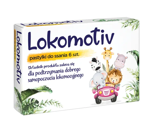 Lokomotiv, pastylki, do ssania, 6 szt.