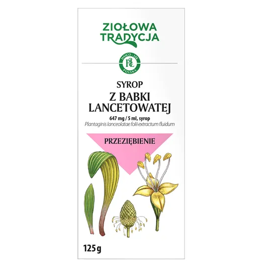 Ziołowa Tradycja Syrop z babki lancetowatej, 674 mg/5 ml, syrop, 125 g