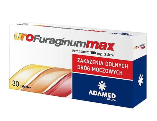 UroFuraginum Max, 100 mg, tabletki, 30szt.
