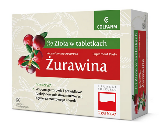 Żurawina Colfarm 60 tabletek