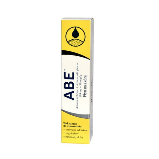 ABE, (89 mg+89 mg/g), płyn na skórę, 8 g