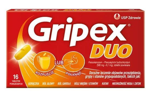 Gripex Duo, tabletki powlekane, 16 szt.