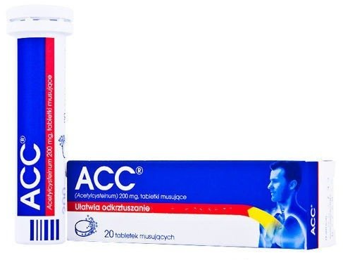 ACC 200 MG. 20 TABLETEK MUSUJĄCYCH.