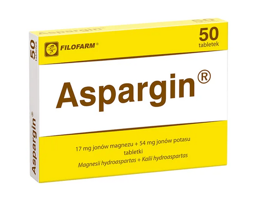 Aspargin, 250 mg 250 mg, tabletki, 50 szt. (Filofarm)