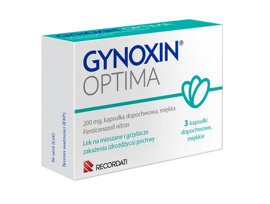 Gynoxin Optima  3 Kapsulki Dopochwowe Miekkie