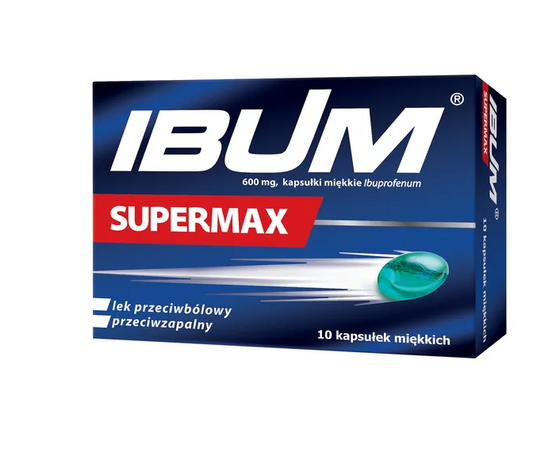Ibum Supermax, 600 mg, kapsułki miękkie, 10 szt