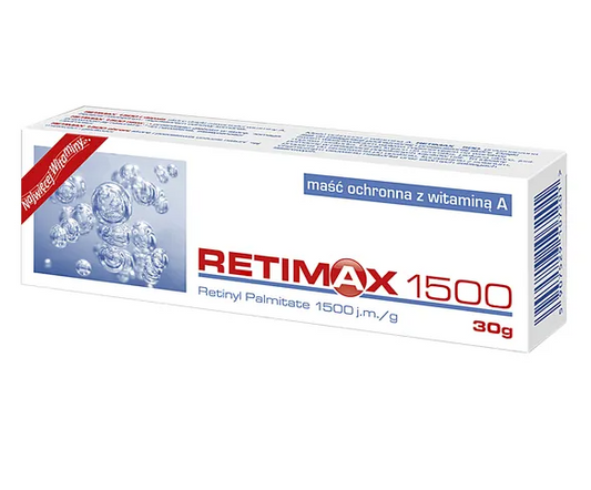 Retimax 1500, maść ochronna z witaminą A, 30 g