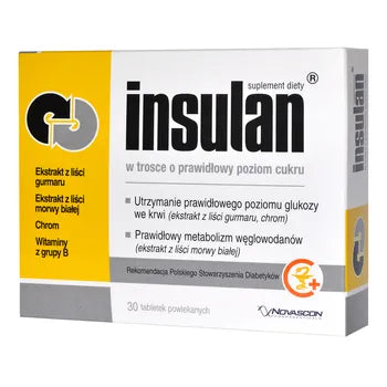 Insulan-właściwy poziom cukru 30 tab