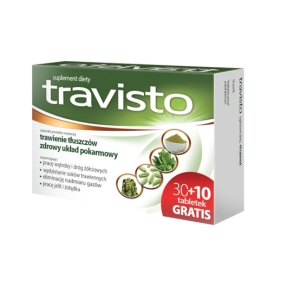 Travisto Wspomaga Trawienie 30 + 10 Gratis Tabl.