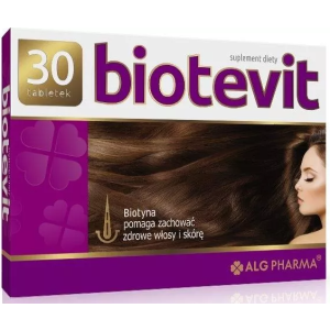 Biotevit 30 tabletek - biotyna