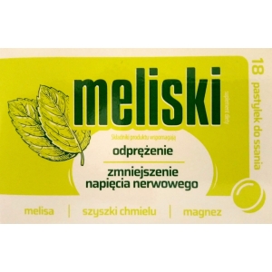 Meliski pastylki do ssania 18 sztuk