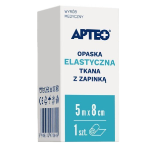 Apteo opaka elastyczna z tkaną pianką 5m x 8cm 1 sztuka
