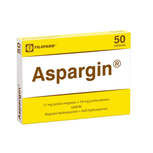Aspargin, 250 mg 250 mg, tabletki, 50 szt. (Filofarm)