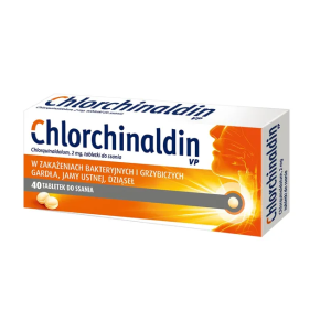Chlorchinaldin VP, 2 mg, tabletki do ssania, 40 szt.