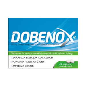 Dobenox, 250 mg, tabletki powlekane, 30 szt