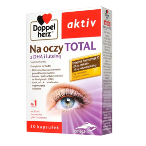 Doppelherz aktiv Na oczy Total z DHA i luteiną, kapsułki, 30 szt.