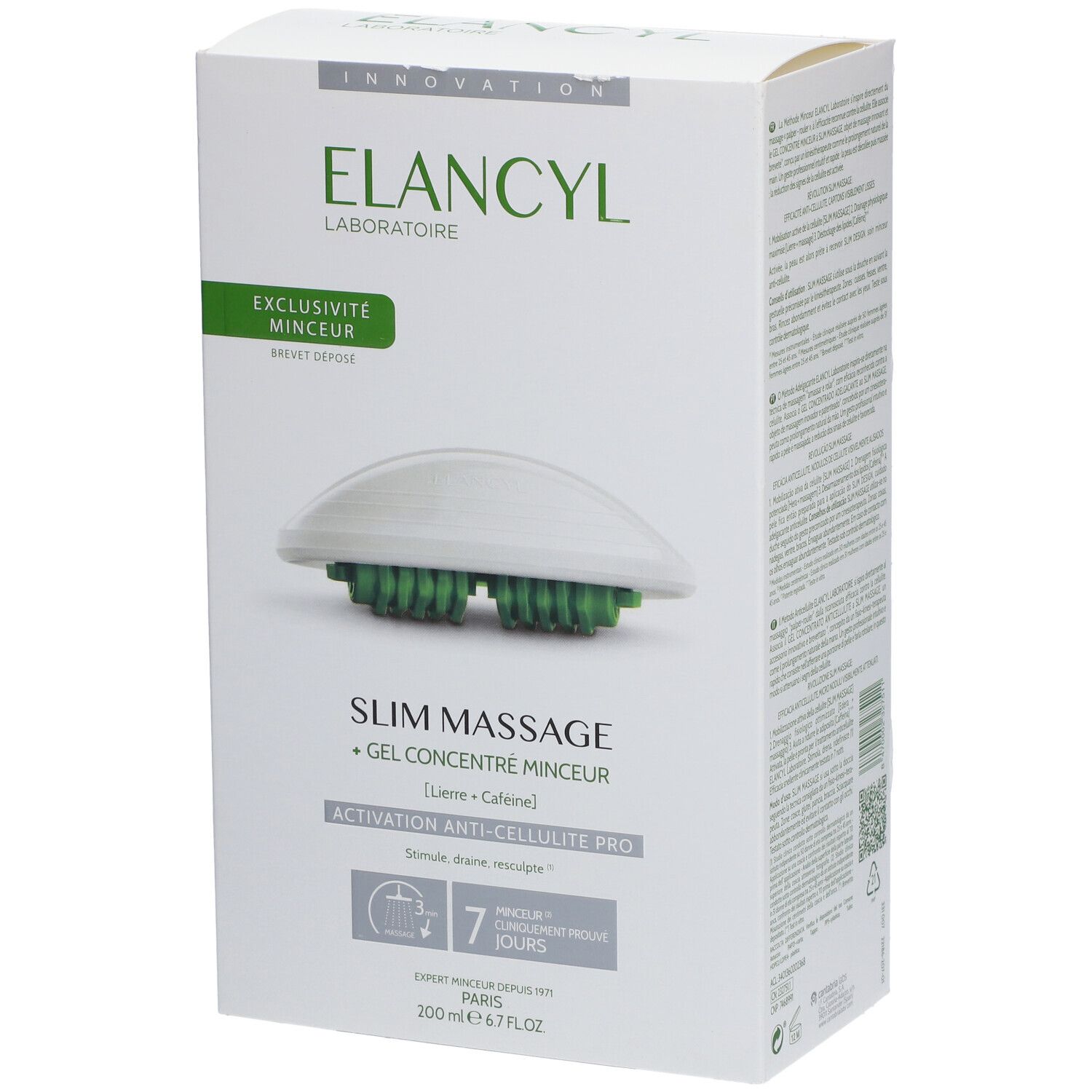 Elancyl Slim Massage - maszynka do masażu z żelem w zestawie