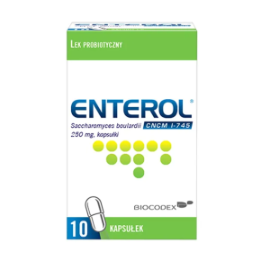 Enterol, 250 mg, kapsułki, 10 szt.