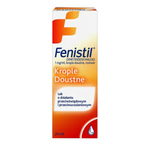 Fenistil, (1 mg/ml), krople doustne, 20 ml