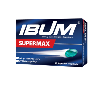 Ibum Supermax, 600 mg, kapsułki miękkie, 10 szt