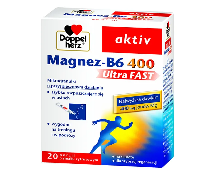 Doppelherz aktiv Magnez-B6 UltraFAST 400