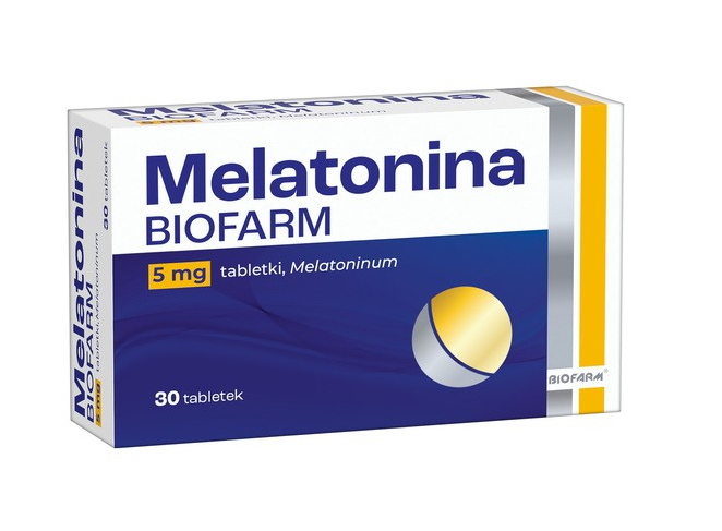 melanotan w tabletkach Melatonina Biofarm, 5 mg, tabletki, 90 szt