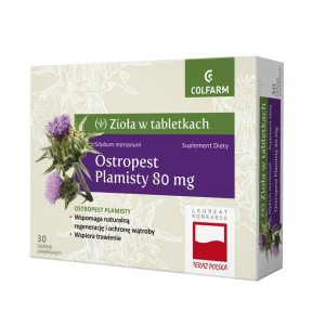 Ostropest plamisty, tabletki, 30 szt.
