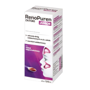 RenoPuren Zatoki Junior, płyn, 120 ml