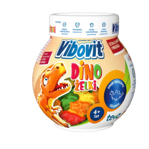 Vibovit Dino, żelki o smaku owocowym, 50 szt.