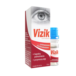 Vizik krople na podrażnione i zaczerwienione oczy, 10 ml