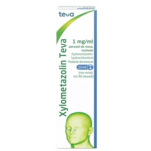 Xylometazolin Teva 1 mg/ ml, aerozol do nosa, 10 ml