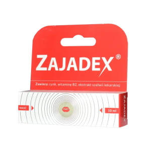 Zajadex, maść na zajady i problemy skóry ust, 10 ml