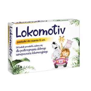 Lokomotiv, pastylki, do ssania, 6 szt.