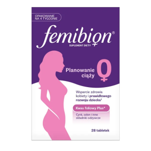 Femibion 0 Planowanie ciąży Kwas Foliowy Plus tabletki 28 szt.