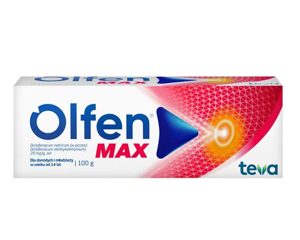 Olfen MAX żel 100 g - na bóle mięśni i stawów