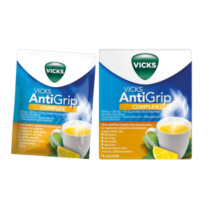 Vicks AntiGrip Complex Cytryna proszek do sporządzania roztworu 10 saszetek