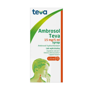 Ambrosol syrop 120 ml Teva - na kaszel