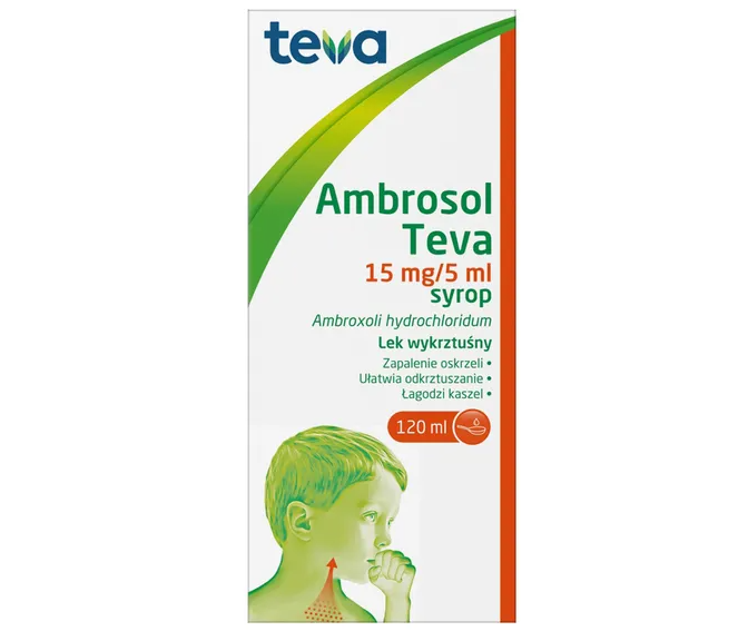 Ambrosol syrop 120 ml Teva - na kaszel