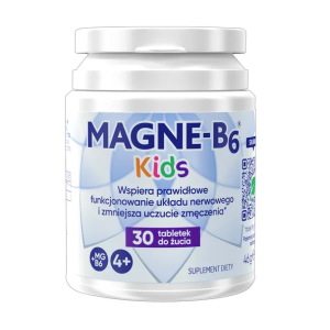 Magne-B6 Kids tabletki do żucia smak arbuzowy 30 szt.