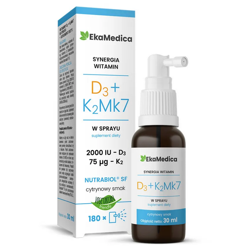 Witamina D3 + K2Mk7 EkaMedica Synergia Witamin