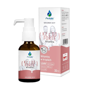 Avitale Witamina K2 z D3 Forte, krople, 30 ml